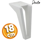 Penta 6'lı Set Mobilya Tv Ünitesi Konsol Koltuk Kanepe Destek Ayağı 18 Cm Beyaz Ayakları M8 Civatalı thumbnail 8