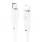 Coofbe Hc Seri 1Mt 20W Type-C to Lightning Şarj Kablosu Veri Kablosu Hızlı Şarj ve Data Kablosu Kopmaz - 1
