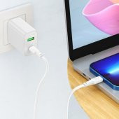 Coofbe Hc Seri 1Mt 20W Type-C to Lightning Şarj Kablosu Veri Kablosu Hızlı Şarj ve Data Kablosu Kopmaz - 5