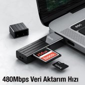 Polham HC Series USB To SD-Micro SD Hafıza Kart Okuyucu Adaptör, USB 2.0 Card reader - 3