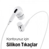 Coofbe Hc Seri Profesyonel 120Cm Lightning Kulakiçi Kablolu Kulaklık Silikon Kablolu Kulaklık - 2