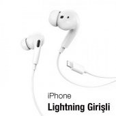 Coofbe Hc Seri Profesyonel 120Cm Lightning Kulakiçi Kablolu Kulaklık Silikon Kablolu Kulaklık - 3