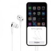 Coofbe Hc Seri Profesyonel 120Cm Lightning Kulakiçi Kablolu Kulaklık Silikon Kablolu Kulaklık - 4