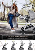 Baby Home Yeni Doğan Set Paketi 990 Travel Sistem Bebek Arabası Lorelli Anne Yanı Oyun Parkı Yatak Beşik - 6