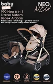 Baby Home Yeni Doğan Set Paketi 990 Travel Sistem Bebek Arabası Lorelli Anne Yanı Oyun Parkı Yatak Beşik - 4