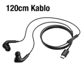 Polham HC Pro Series 1.2MT Kablolu Type-C Kulakiçi Mikrofonlu Kablolu Kulaklık, Ultra Hafif Silikon Uçlu Kulaklık - 8