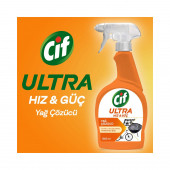 Cif Ultra Hız Güç Yağ Çözücü Sprey Leke ve Kir Çıkarıcı 1000 M x 3 Adet - 4