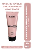 the fair. Creamy Siyah Nokta Karşıtı Kaolin Gözenek Temizleyen Tüm Cilt Tipleri için Kil Maskesi 30 ml - 1