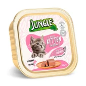 Jungle Yavru Kedi Yaş Mama Sütlü Tavuklu 100 Gr thumbnail 1