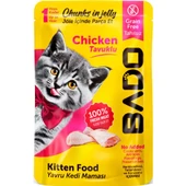 Bado Tavuklu Yavru Kedi Yaş Maması 85 Gr - 1