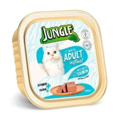 Jungle Kedi Yaş Mama Balıklı Ezme 100 Gr thumbnail 1