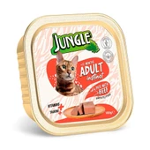 Jungle Kedi Yaş Mama Dana Etli Ezme 100 Gr thumbnail 1