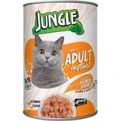 Jungle Kedi Konservesi Somonlu Karidesli 415 GR thumbnail 1