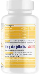 Yurdavit Arı Sütü Propolis Polen 575 Mg 2x100 Tablet - 3