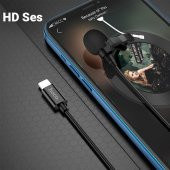 Coofbe Hc Seri 2MT Profesyonel İphone Yaka Mikrofonu Gürültü Önleyici İphone 12 13 14 Pro Mikrofonu - 2