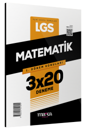 Marka LGS 1.Dönem Konuları Matematik 3 Deneme Marka Yayınları - 2