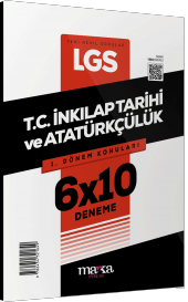 Marka LGS 1.Dönem Konuları T.C. İnkılap Tarihi ve Atatürkçülük 6 Deneme Marka Yayınları - 2