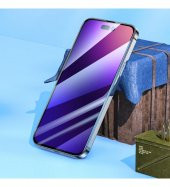 İphone 15 Plus Ve 15 Pro Max Uyumlu Tam Kaplayan Ultra HD Ekran Koruyucu Temperli Cam thumbnail 3