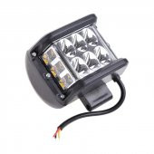 Off Road 45w 12 Led Beyaz Turuncu Flaşlı Kare Sis Farı Çalışma Lambası Hi-tech - 4