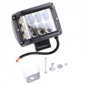Off Road 45w 12 Led Beyaz Turuncu Flaşlı Kare Sis Farı Çalışma Lambası Hi-tech - 5