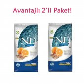 ND Ocean Tahılsız Ringa Balığı Ve Portakallı Kısır Kedi Maması 5 Kg ( 2 Adet ) - 2