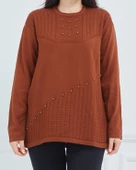 Kadın Triko Kışlık Orta Yaş Anne Bluz Kazak - 6