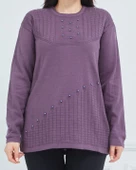 Kadın Triko Kışlık Orta Yaş Anne Bluz Kazak - 12