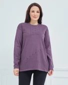 Kadın Triko Kışlık Orta Yaş Anne Bluz Kazak - 11