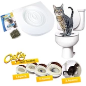 Citi Kitty Kedi Tuvalet Eğitim Seti Klozet Alıştırma Aparatı thumbnail 2