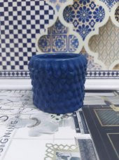 Dekoratif Kozalak Saksı 8x7cm Okyanus - 1