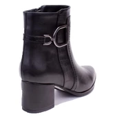 Dagoster DZA07-92822535 Siyah Klasik Topuklu Kadın Bot - 4