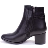 Dagoster DZA07-92822535 Siyah Klasik Topuklu Kadın Bot - 3