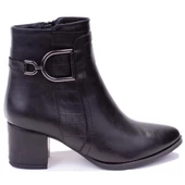 Dagoster DZA07-92822535 Siyah Klasik Topuklu Kadın Bot - 2