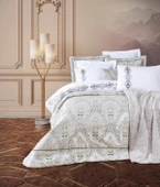 Cotton Box Platinium 11 Parça Çeyiz Seti-Ladonna Taş (Yatak Ört+Battaniye+Nevresim Tk) thumbnail 1