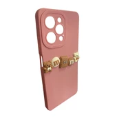 iPhone 14 Pro Kılıf 3D M Bear Kamera Korumalı Silikon Kapak - 9