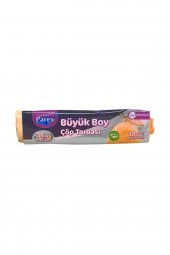 Parex Çöp Torbası Büyük Boy Büzgülü Vanilya Kokulu 10'lu - 2