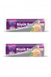 Parex Vanilya Kokulu Büyük Boy Büzgülü Çöp Torbası 2 Adet - 1