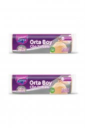 Parex Vanilya Kokulu Orta Boy Büzgülü Çöp Torbası 2 Adet - 1