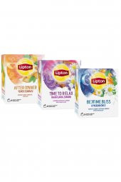 Lipton After Dinner + Time To Relax + Bedtime Bliss 3'lü Paket thumbnail 1