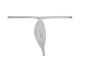 ASM1207 Kadın 2 li Beyaz Tül Dantel Mini Damla Kıskırtıcı Tanga - 5