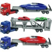 Kızılkaya 1:48 Metal Araç Taşıyıcı Kırmızı Tır - 1