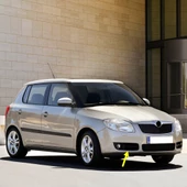 Skoda Fabia 2 Makyajsız 2007-2010 Sağ Sis Farı Çerçevesi 5J0853666 thumbnail 1