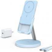 Anker 633 Magnetic Wireless Şarj - B25A7 - Mavi - 1