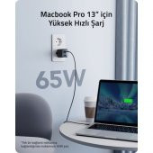 Anker PowerPort III 3-Port 65W şarj - A2667 - 2