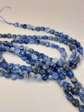 Sodalit Taşı YASSI Faset Kesim Dizi 6x4mm thumbnail 3