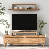 BMdekor TV Ünitesi Human Atlantikçam 150 cm - 1