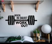 Duvar Sticker Spor Alıntı Harf İç Dekor Alıntı Egzersiz - 1
