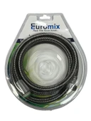 EUROMİX BRİSTERLİ ÇELİK ÖRGÜLÜ 150CM 360° DÖNERLİ DUŞ HORTUMU 150 CM DH 005-6 - 2