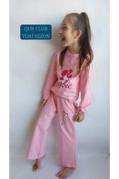 Kız Çocuk Barbie Eşofman Takımı - 1