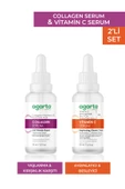 Aydınlatıcı Sıkılaştırıcı Ve Canlandırıcı Bakım Seti (Vitamin C Serum+Collagen Serum) - 1
